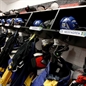 NEPEAN, CANADA - APRIL 6: Team Sweden's dressing room before facing off against Team Czech Republic during relegation round action at the 2013 IIHF Ice Hockey Women's World Championship. (Photo by Jana Chytilova/HHOF-IIHF Images)